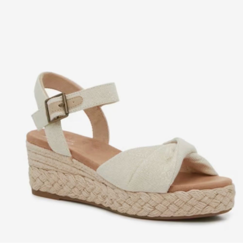 TOMS Women's Tan Espadrille Sandals